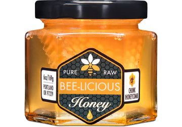 Coffee Blossom Honey Hex Jar